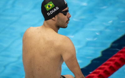 Daniel Dias nada abaixo dos 36 segundos e fica em quinto lugar nos 50m costas